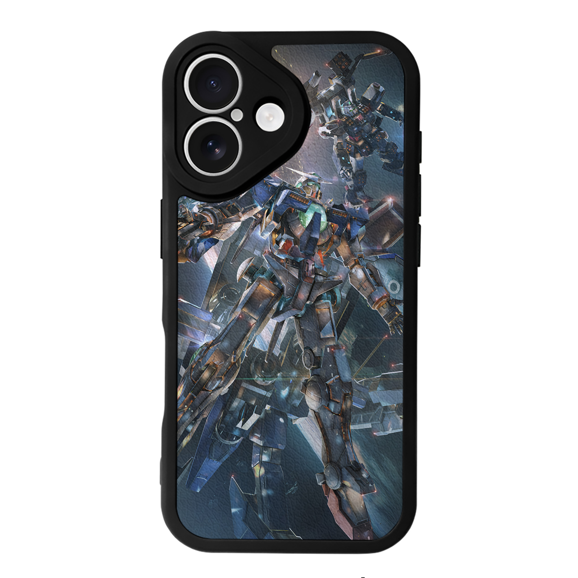（画像用） 機動戦士ガンダム Mobile Suit Gundam 【iPhone 16シリーズ対応】シリコンスマホケース（レザー調） 材質：シリコン